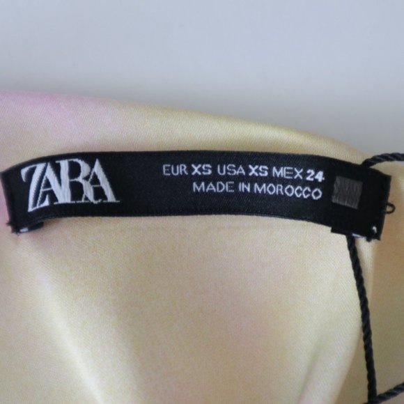 ZARA Tie Dye Slip Dress - Picture 9 of 10